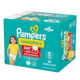 Pampers Swaddlers 360 Diapers – Size 5 Super Pack, 52 Count