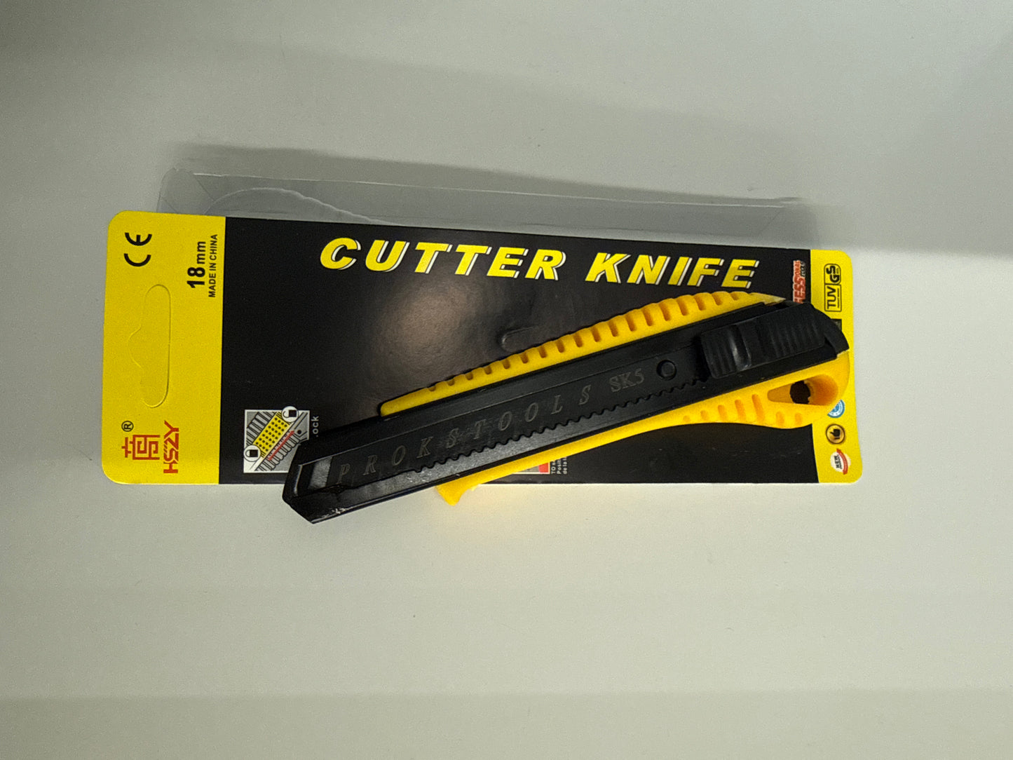 HSZY Professional Utility Cutter Knife – Heavy Duty Snap-Off Blade 18mm