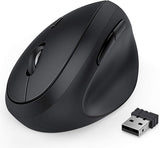 Jelly Comb Ergonomic Vertical Wireless Mouse – Comfortable, Anti-Strain Computer Mouse