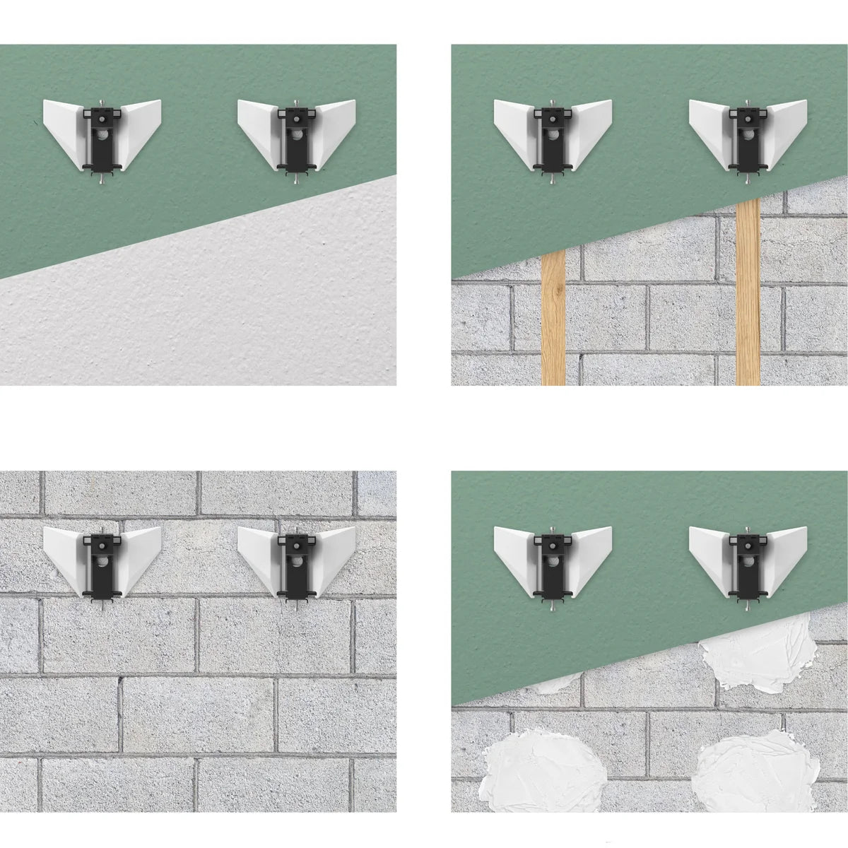 AVF Fixed Tilt TV Wall Mount – Fits 37–100″ TVs, Low-Profile Heavy-Duty Wall Bracket