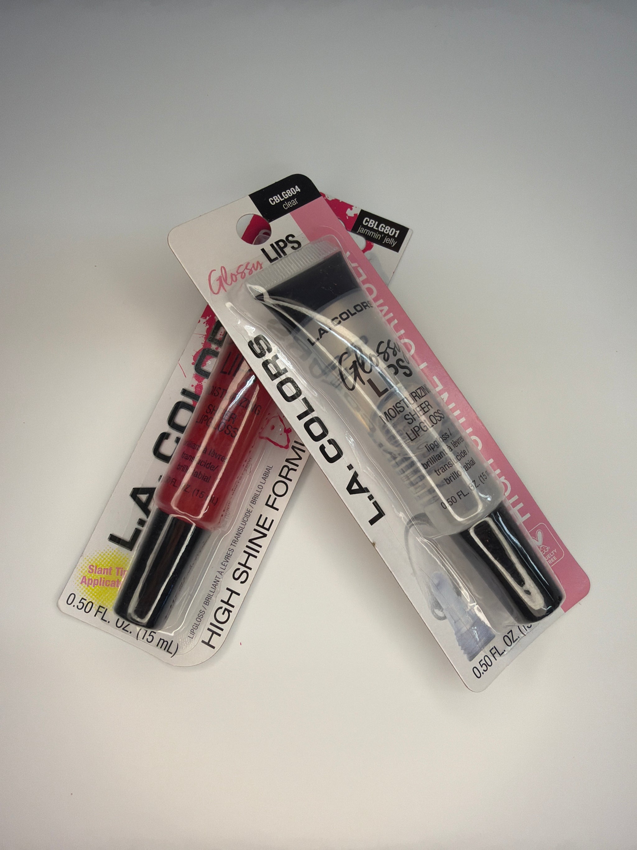 L.A. COLORS Glossy Lips Hydrating & Nourishing Highshine Sheer Tube Lip Gloss