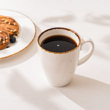 Porcelain Coffee Mug Set of 4. Cups for Tea, Cappuccino, Latte, Chocolate, Hot or Cold Drinks. Porcelain Coffee Cups with Big Handle 12.5 oz. Microwave, Oven, and Dishwasher Safe, Scratch Resistant