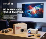 Victsing Home Theater Portable LED Projector – Model BH400B