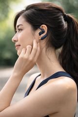 LCD Open-Ear AI YYKQ16S Pro Wireless Earbuds with Digital Display Case