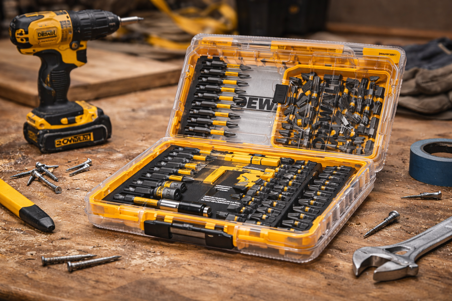 DeWalt Professional Drill & Driver Accessory Set (DWAUMF5SET) – Multi-Purpose Bit Kit for Drilling & Fastening