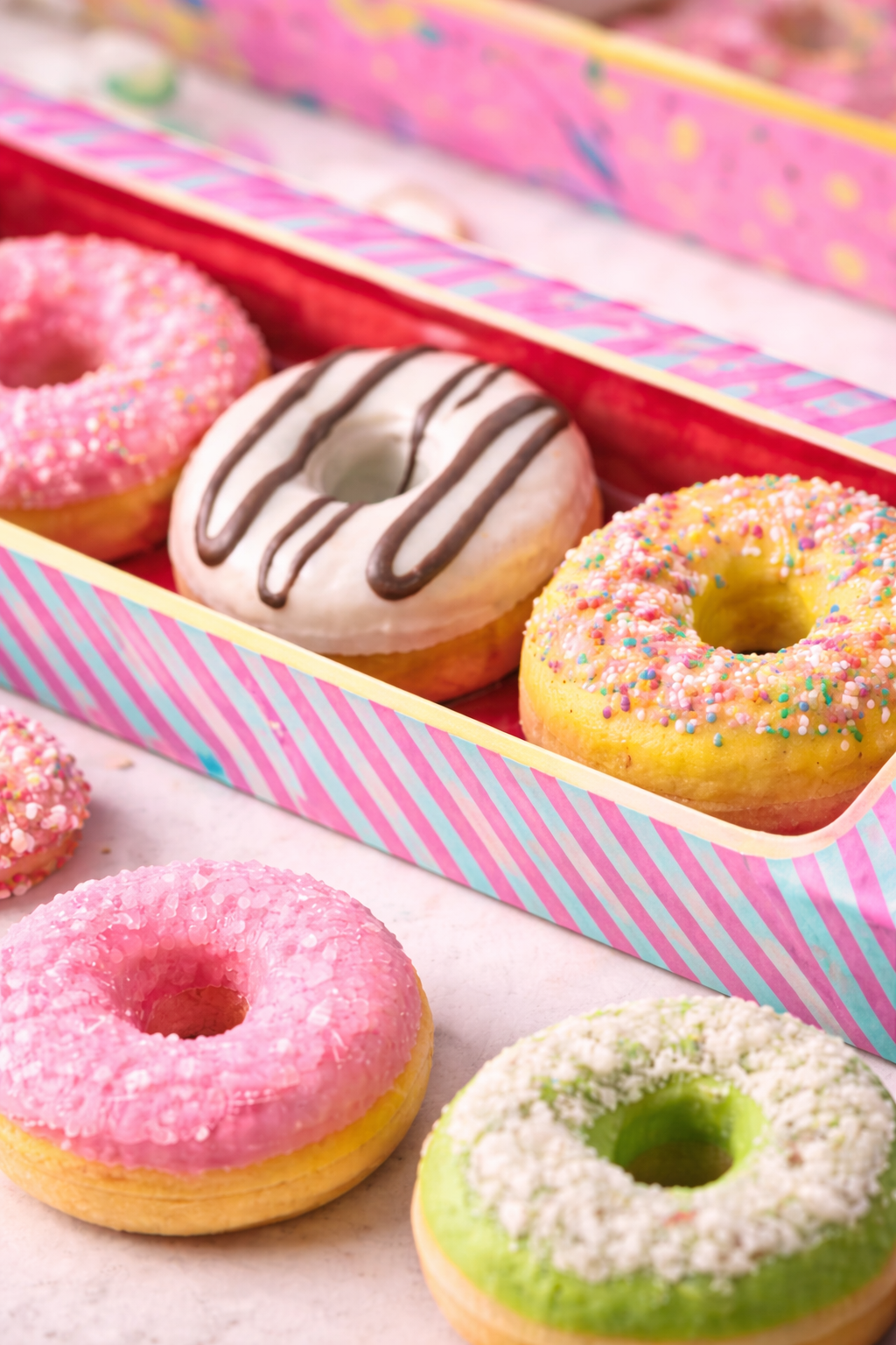 Winter in Venice Donut Bath Bombs – 3-Pack