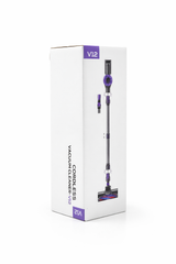 V12 Cordless Vacuum Cleaner – Powerful Lightweight Stick Vacuum with High Suction, Rechargeable Battery, Multi-Surface Cleaning