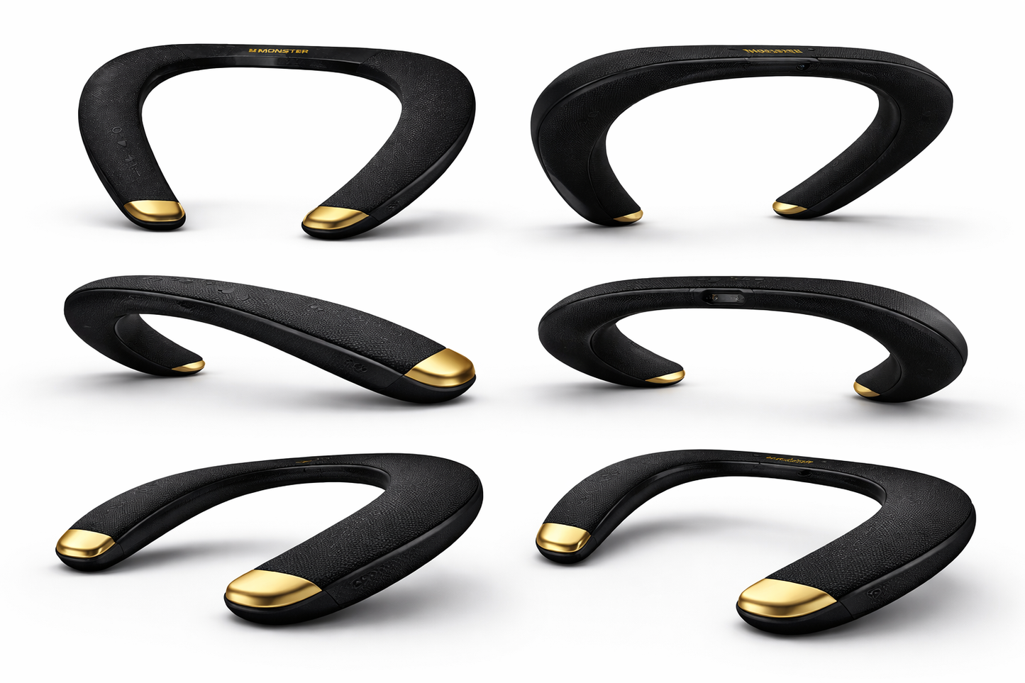Monster Boomerang Petite Neckband Bluetooth Speaker – Gold Edition