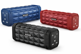 BUGANI Portable Bluetooth Speaker 100ft Wireless Range Stereo Sound IPX5 Waterproof 24H Playtime