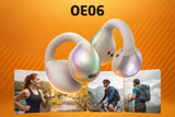 Oraolo Open Ear Bluetooth 5.4 Headphones IPX6 Waterproof Clip-On Earbuds 21H Playtime White