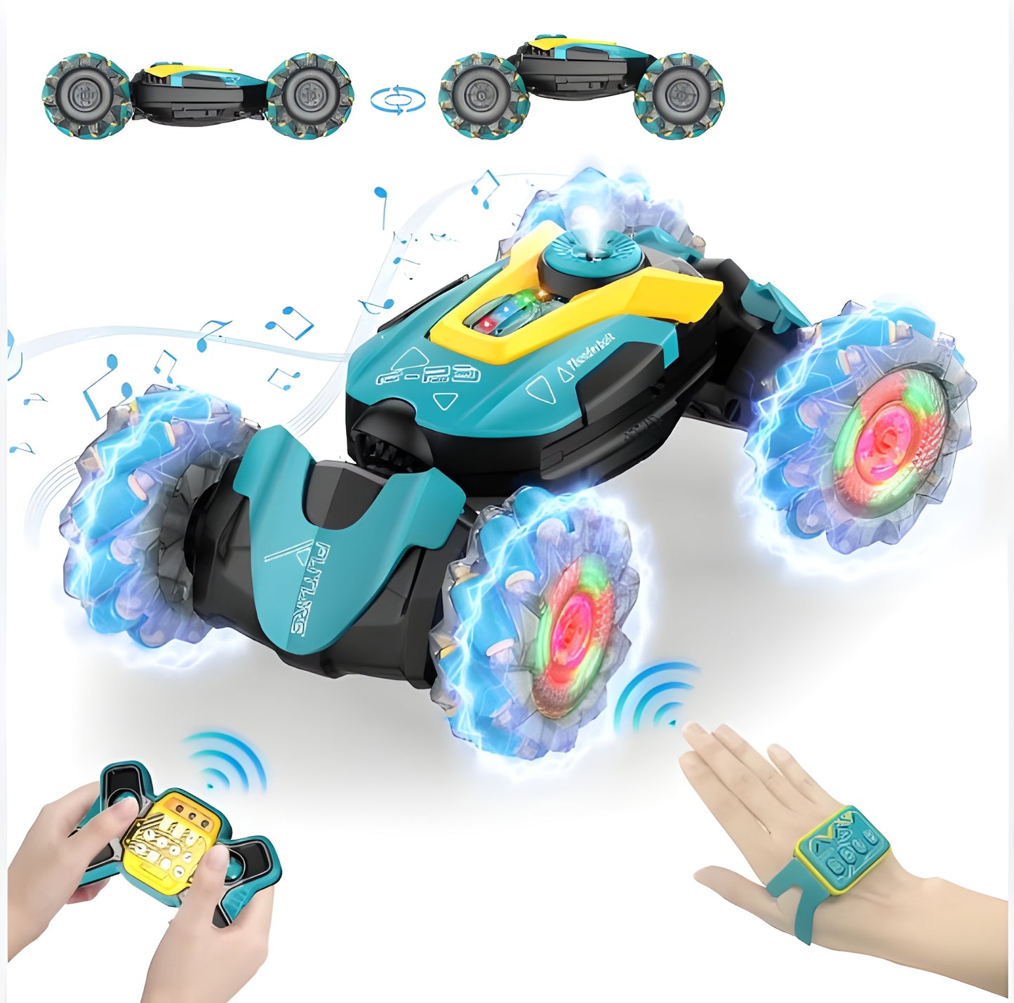 Double-Sided Stunt RC Car