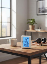 Mini LCD Digital Alarm Clock with Timer Large Display Desk and Backlight
