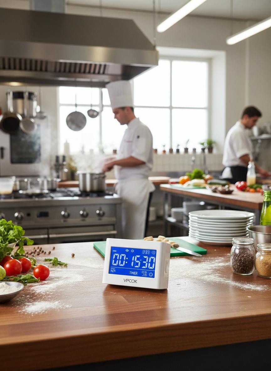 Mini LCD Digital Alarm Clock with Timer Large Display Desk and Backlight