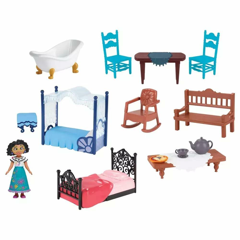 Disney Encanto Magical Madrigal House Playset with Mirabel Doll & 14 Accessories - Features Lights, Sounds & Music!