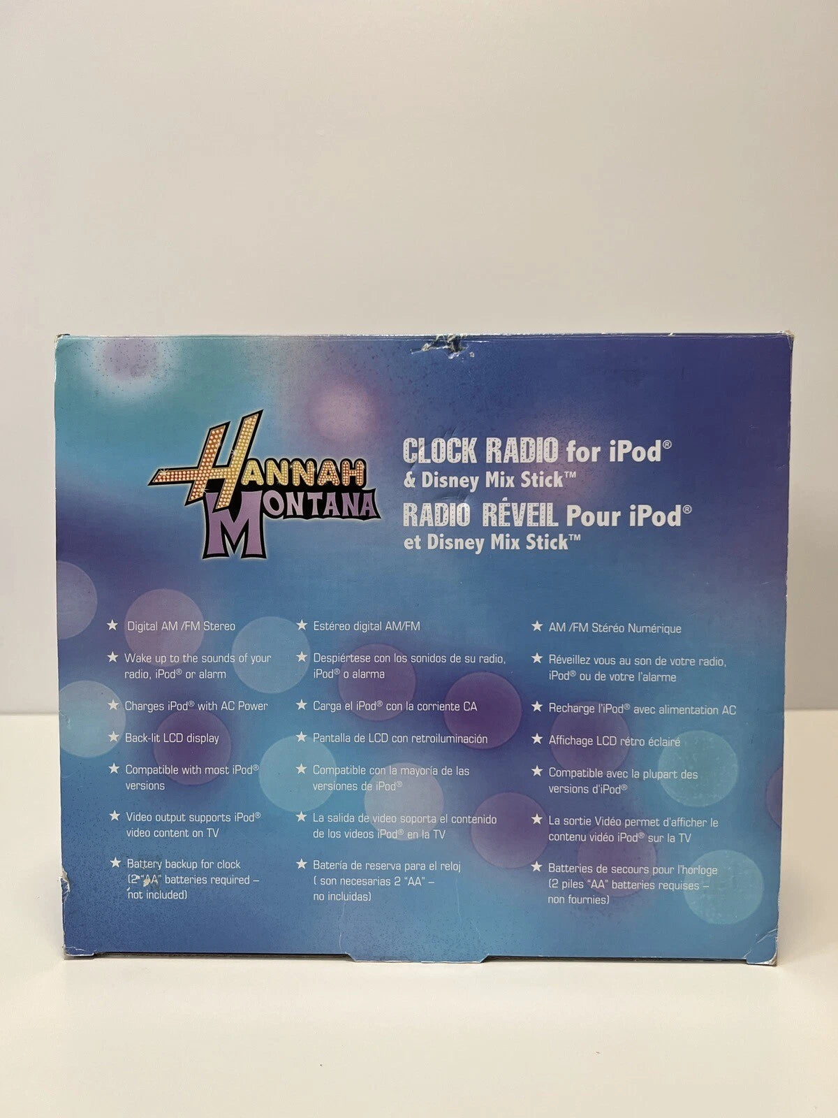 Hannah Montana iPod Clock Radio & Disney Mix Stick